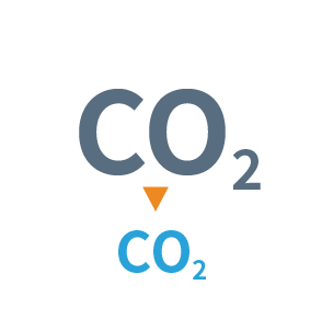 co2 Carbon Reduction Icon
