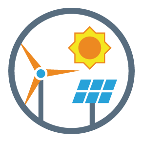 Develop Renewable Energy Icon